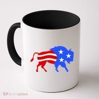 American Bison Illustration Coffee Mug thumb 0