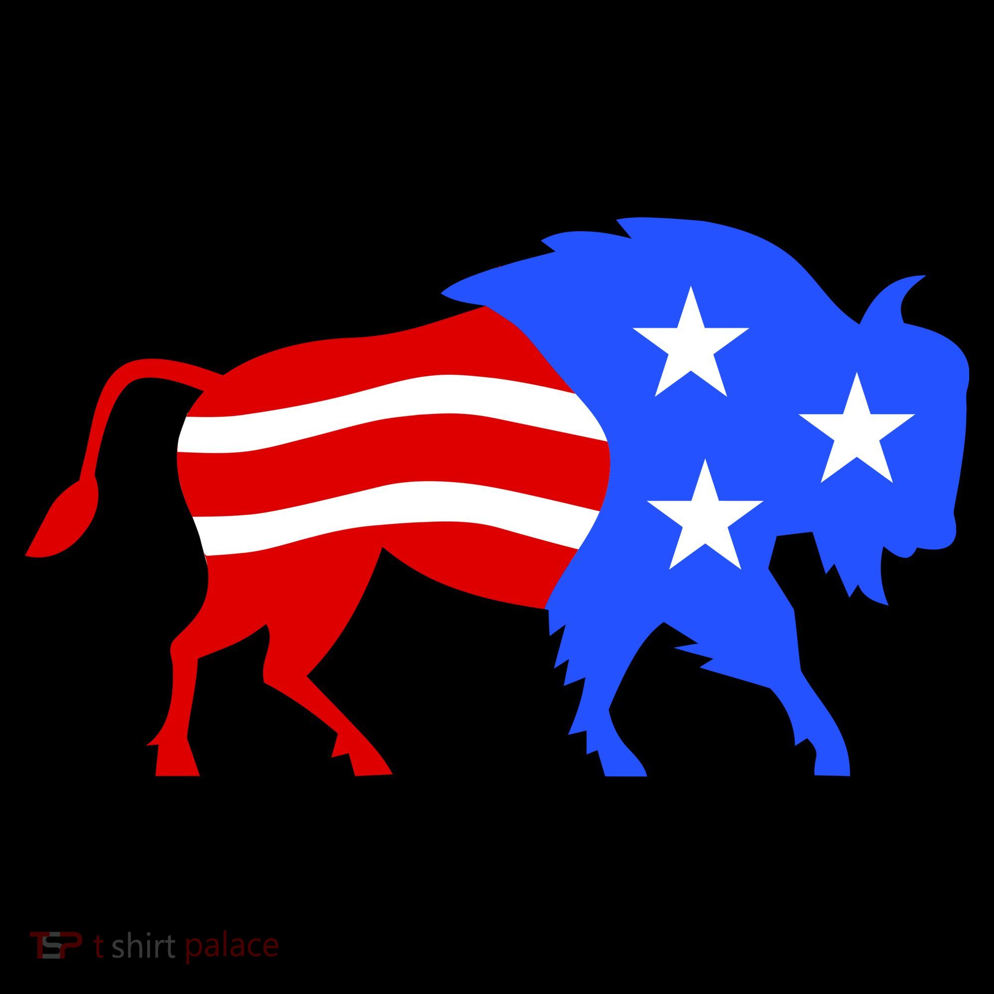 American Bison Illustration Coffee Mug