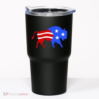 American Bison Illustration Tumbler