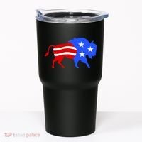 American Bison Illustration Tumbler thumb 0
