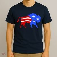 American Bison Illustration T-Shirt thumb 3
