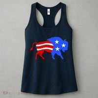 American Bison Illustration Women's Tank Top thumb 3