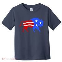 American Bison Illustration Toddler T-Shirt thumb 0