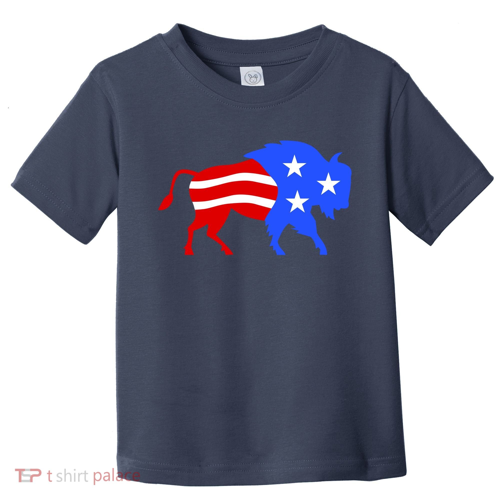 American Bison Illustration Toddler T-Shirt