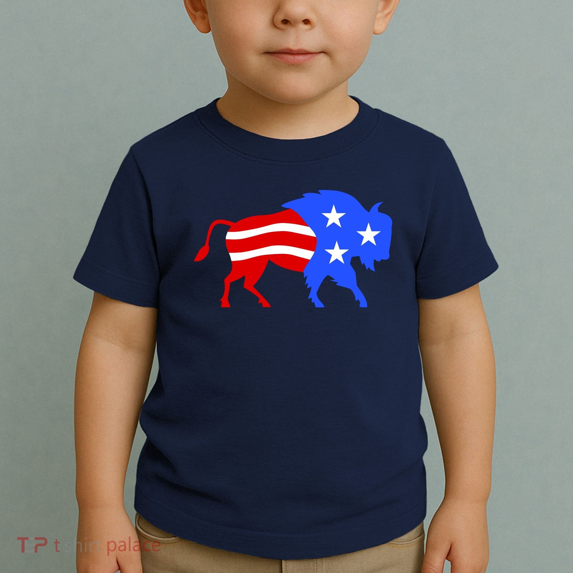 American Bison Illustration Toddler T-Shirt