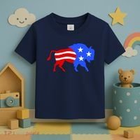 American Bison Illustration Toddler T-Shirt thumb 3