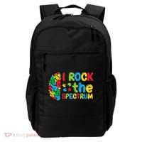 Autism Brain I Rock The Spectrum Awareness Backpack thumb 0