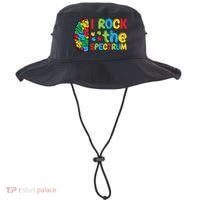 Autism Brain I Rock The Spectrum Awareness Bucket Hat thumb 0