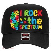 Autism Brain I Rock The Spectrum Awareness Hat thumb 0