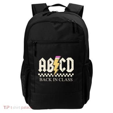 ABCD Back In Class Rock Vintage School Backpack