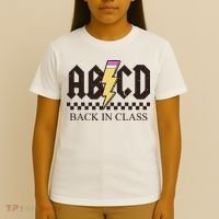 ABCD Back In Class Rock Vintage School T-Shirt thumb 4