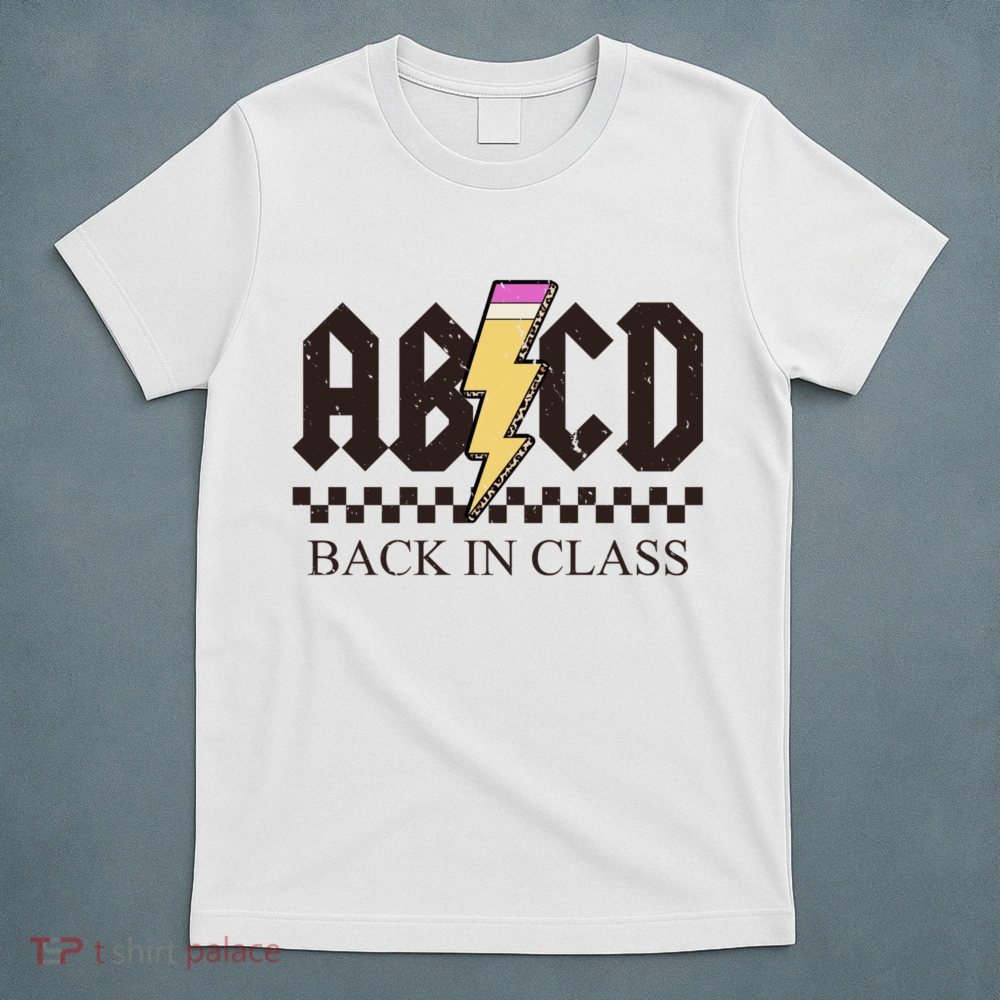 ABCD Back In Class Rock Vintage School T-Shirt