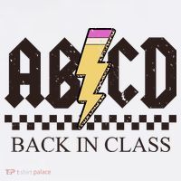 ABCD Back In Class Rock Vintage School T-Shirt thumb 7