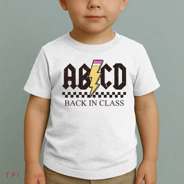 ABCD Back In Class Rock Vintage School Toddler T-Shirt