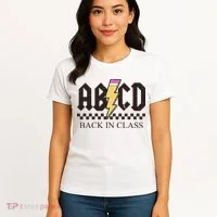 ABCD Back In Class Rock Vintage School Women's T-Shirt thumb 4