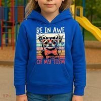 Autism Be In Awe Of My Tism Kids Hoodie thumb 3