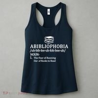 Abibliophobia The Fear Pf Running Out Books To Read Women's Tank Top thumb 3