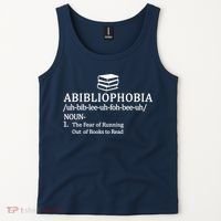 Abibliophobia The Fear Pf Running Out Books To Read Tank Top thumb 2
