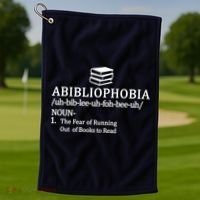 Abibliophobia The Fear Pf Running Out Books To Read Golf Towel thumb 1