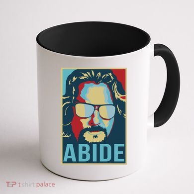 Abide Coffee Mug back