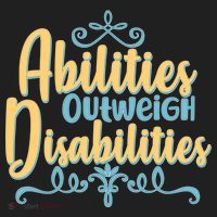 Abilities Outweigh Disabilities  Tumbler thumb 3