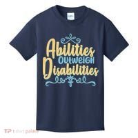 Abilities Outweigh Disabilities  Kids T-Shirt thumb 0