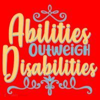 Abilities Outweigh Disabilities  Santa Hat thumb 1