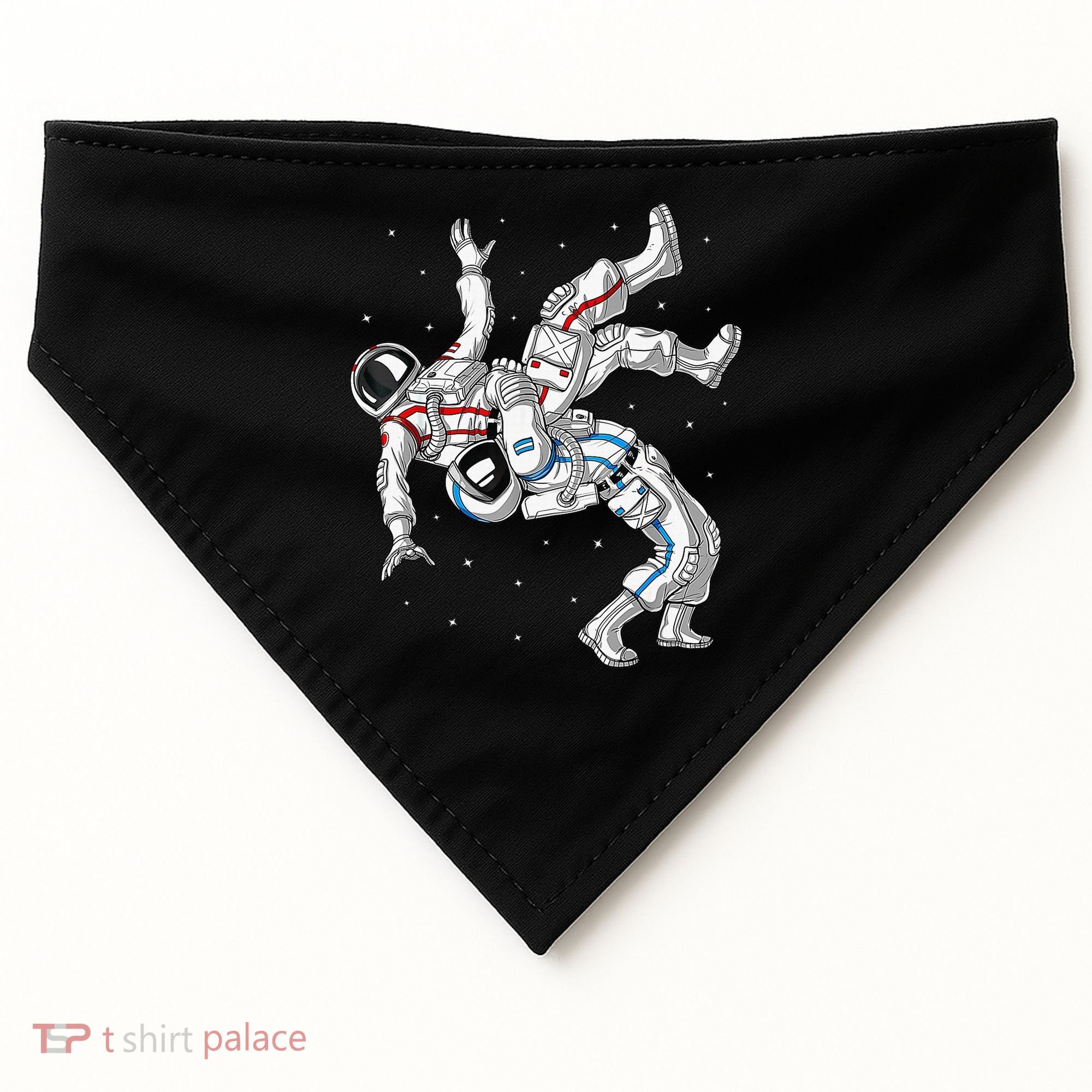 Astronaut Brazilian Jiu-Jitsu Judo Martial Arts Grappling USA-Made Doggie Bandana