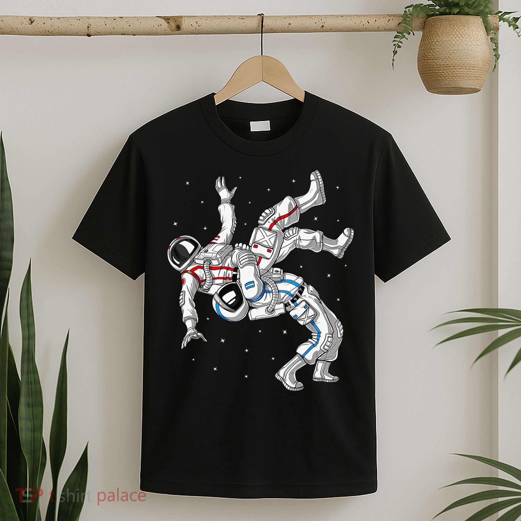 Astronaut Brazilian Jiu-Jitsu Judo Martial Arts Grappling T-Shirt