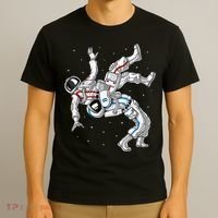 Astronaut Brazilian Jiu-Jitsu Judo Martial Arts Grappling T-Shirt thumb 3