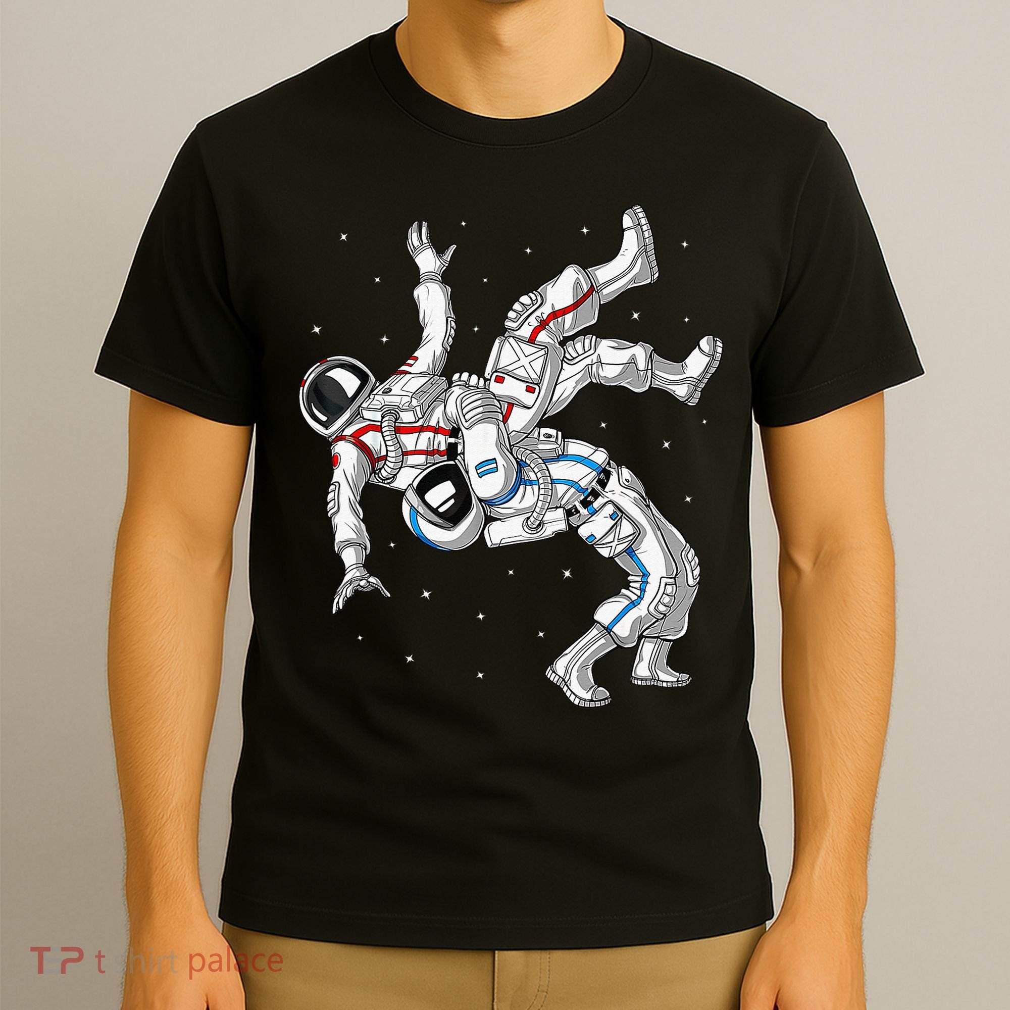 Astronaut Brazilian Jiu-Jitsu Judo Martial Arts Grappling T-Shirt