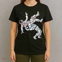 Astronaut Brazilian Jiu-Jitsu Judo Martial Arts Grappling T-Shirt thumb 4