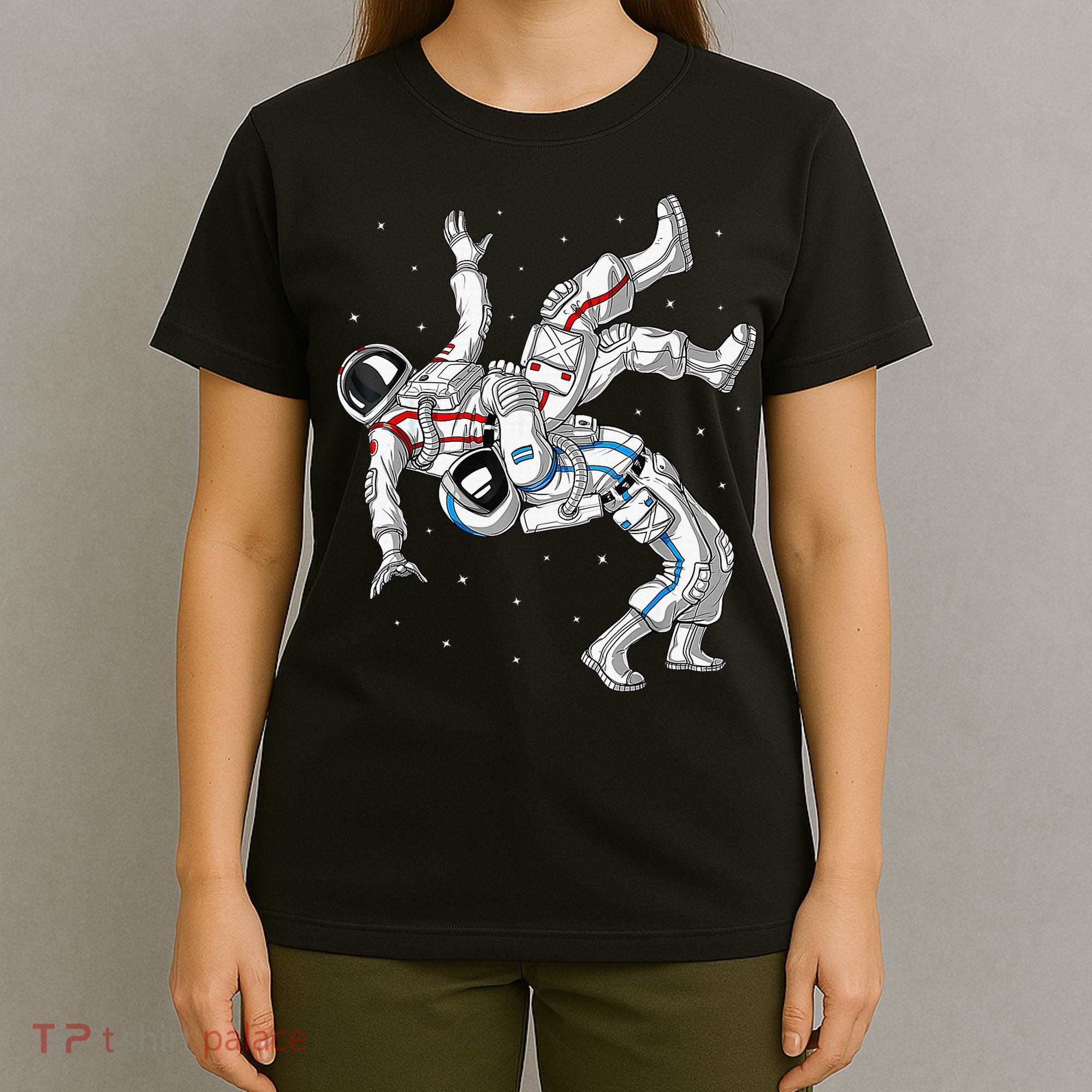 Astronaut Brazilian Jiu-Jitsu Judo Martial Arts Grappling T-Shirt