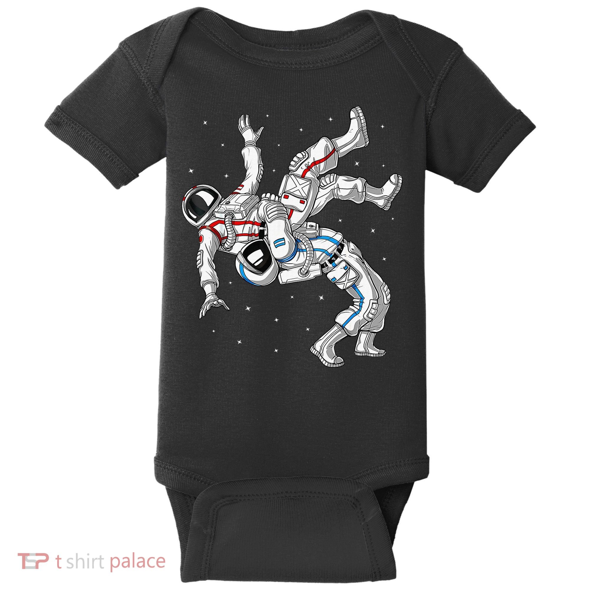 Astronaut Brazilian Jiu-Jitsu Judo Martial Arts Grappling Baby Bodysuit