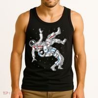 Astronaut Brazilian Jiu-Jitsu Judo Martial Arts Grappling Tank Top thumb 3