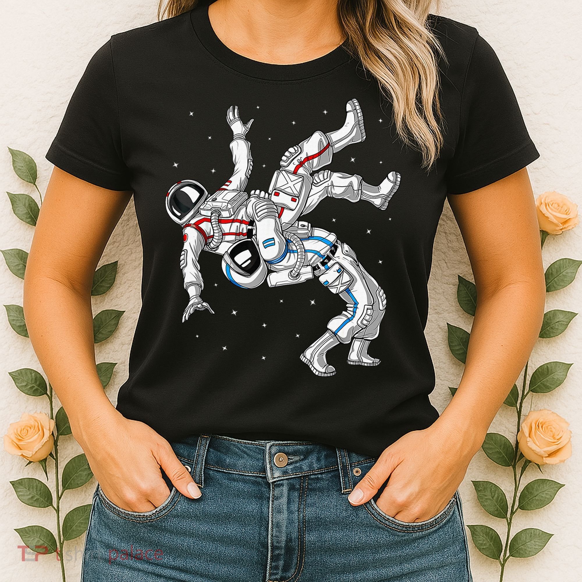 Astronaut Brazilian Jiu-Jitsu Judo Martial Arts Grappling Women's T-Shirt