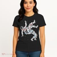 Astronaut Brazilian Jiu-Jitsu Judo Martial Arts Grappling Women's T-Shirt thumb 4