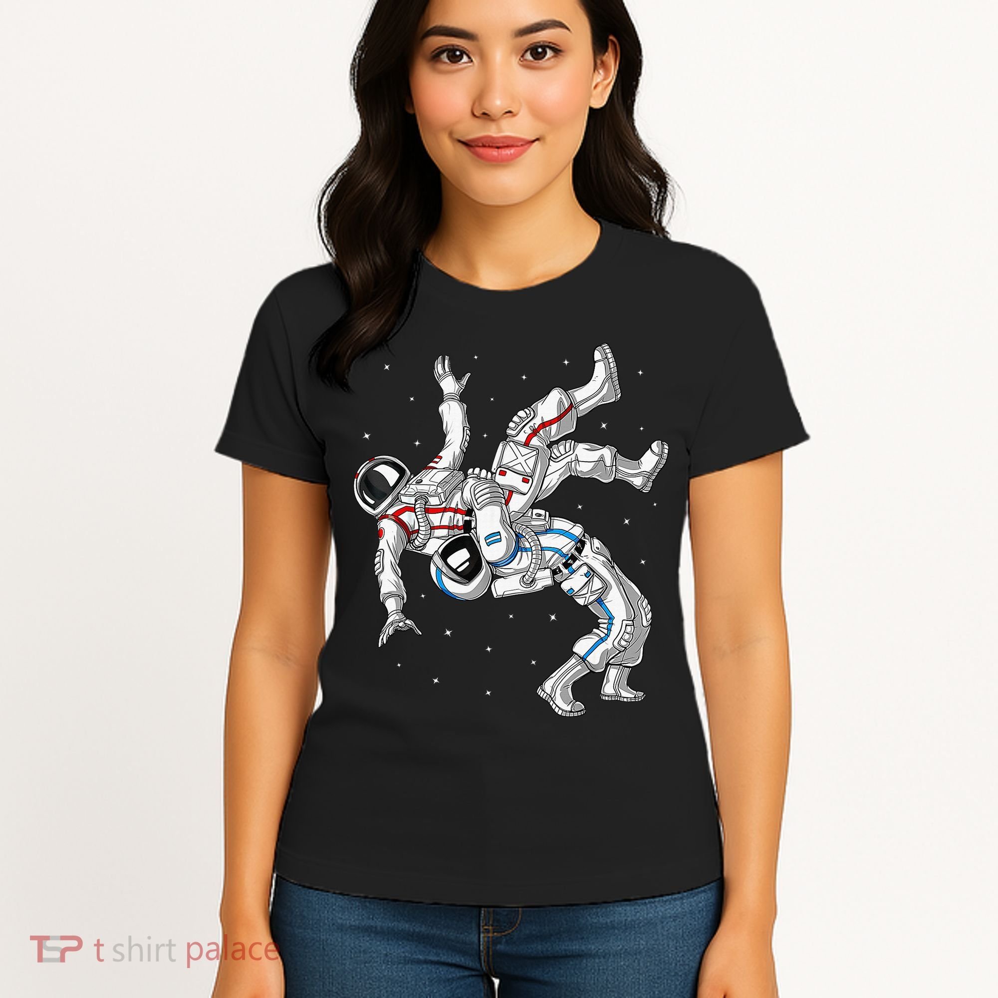Astronaut Brazilian Jiu-Jitsu Judo Martial Arts Grappling Women's T-Shirt