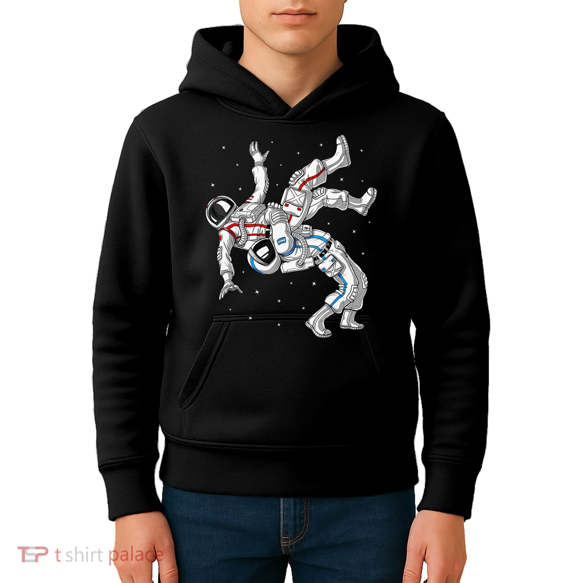 Astronaut Brazilian Jiu-Jitsu Judo Martial Arts Grappling Kids Hoodie