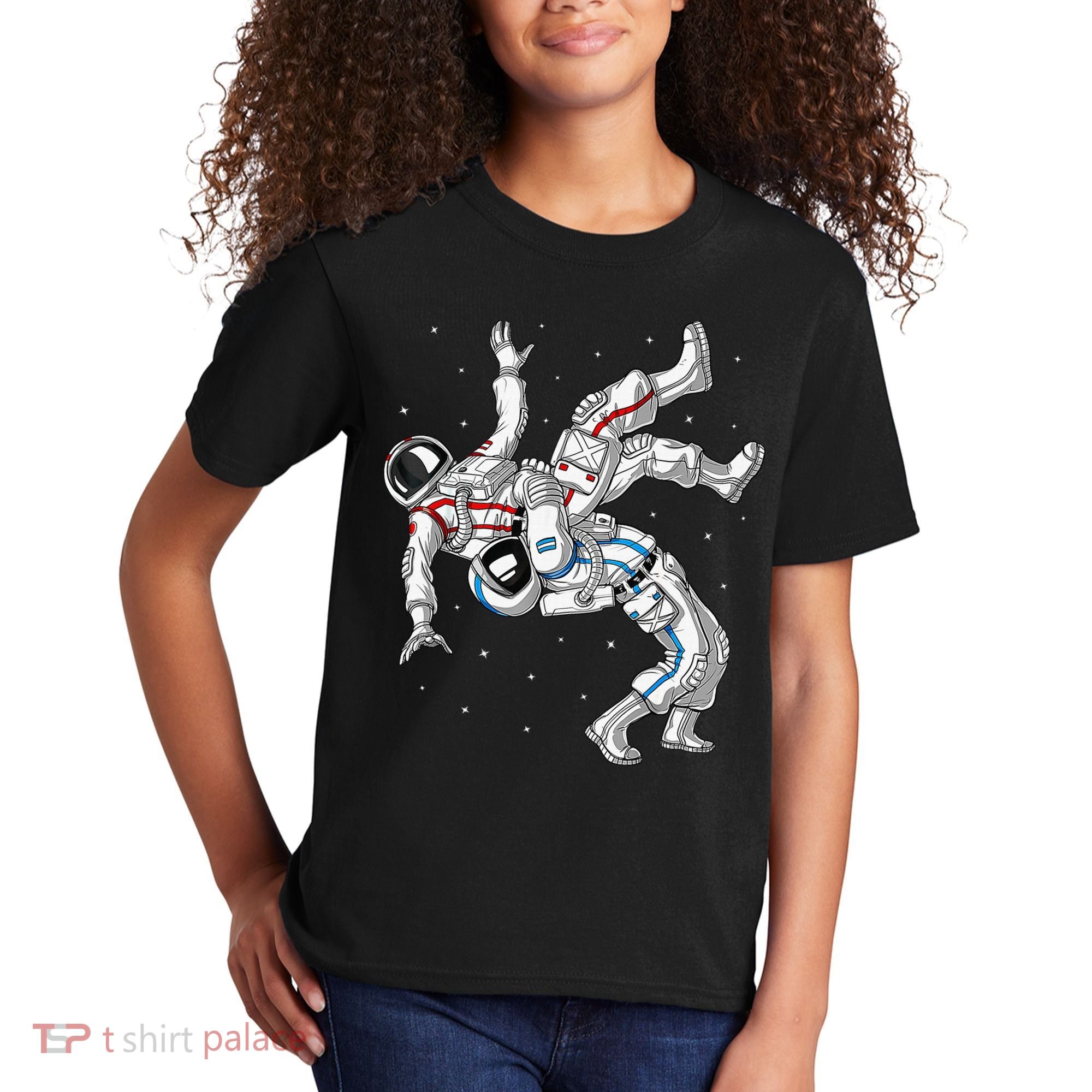 Astronaut Brazilian Jiu-Jitsu Judo Martial Arts Grappling Kids T-Shirt