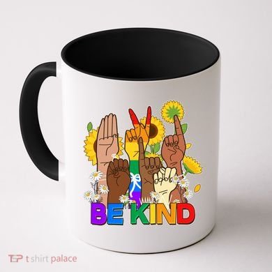 ASL Be Kind Sign Language Coffee Mug