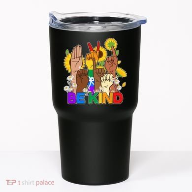 ASL Be Kind Sign Language Tumbler