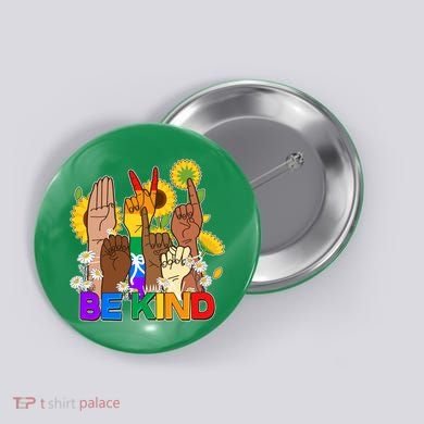 ASL Be Kind Sign Language Button