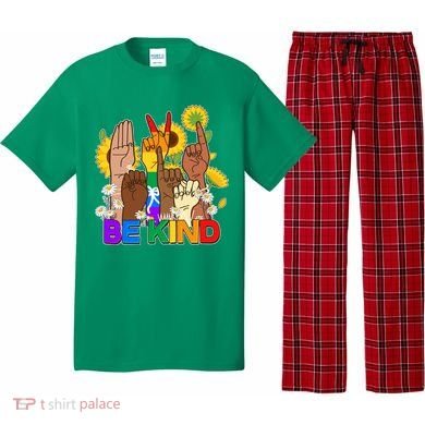 ASL Be Kind Sign Language Pajama Set