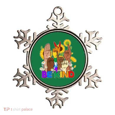ASL Be Kind Sign Language Ornament
