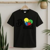 Autism, Be Kind Heart, Autism Awareness T-Shirt thumb 2