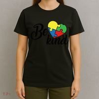Autism, Be Kind Heart, Autism Awareness T-Shirt thumb 4