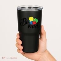 Autism, Be Kind Heart, Autism Awareness Tumbler thumb 2