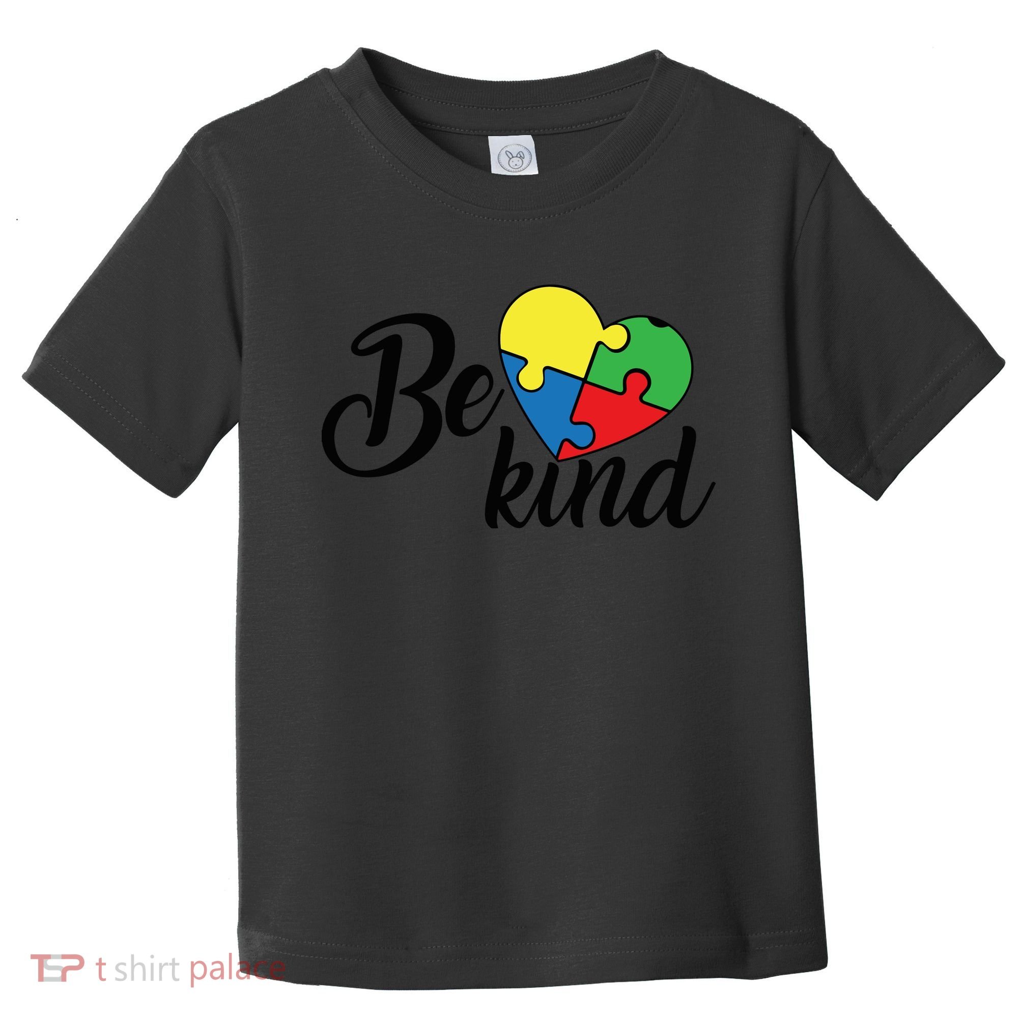 Autism, Be Kind Heart, Autism Awareness Toddler T-Shirt