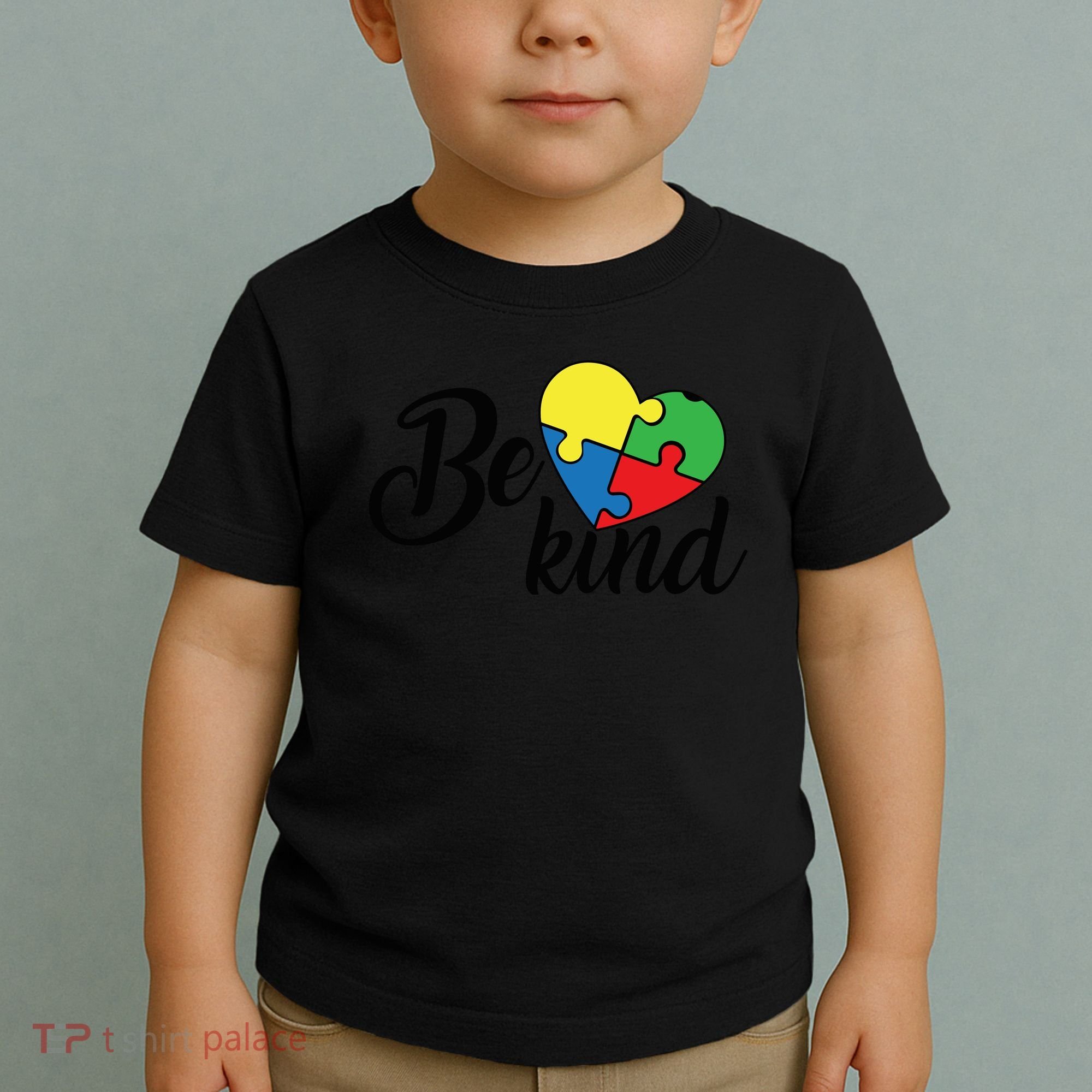 Autism, Be Kind Heart, Autism Awareness Toddler T-Shirt
